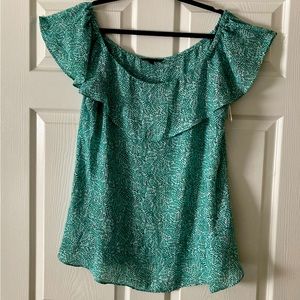 Floaty off shoulder BR blouse